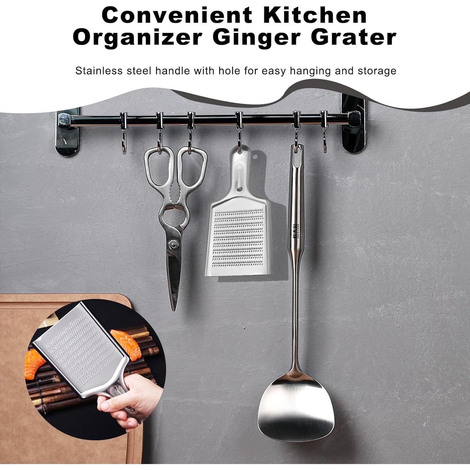 Rallador de Jengibre KOOCHUWAH Acero Inoxidable 21.5cm