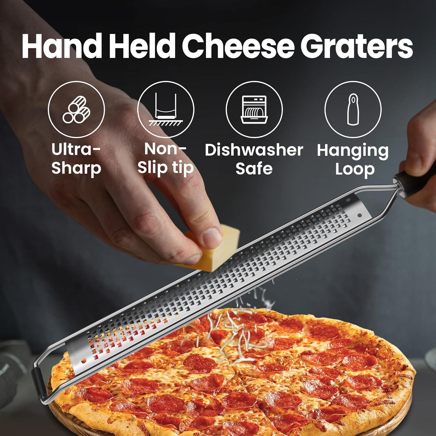 Rallador Zester NEZUIBAN Acero Inoxidable 33 cm Negro