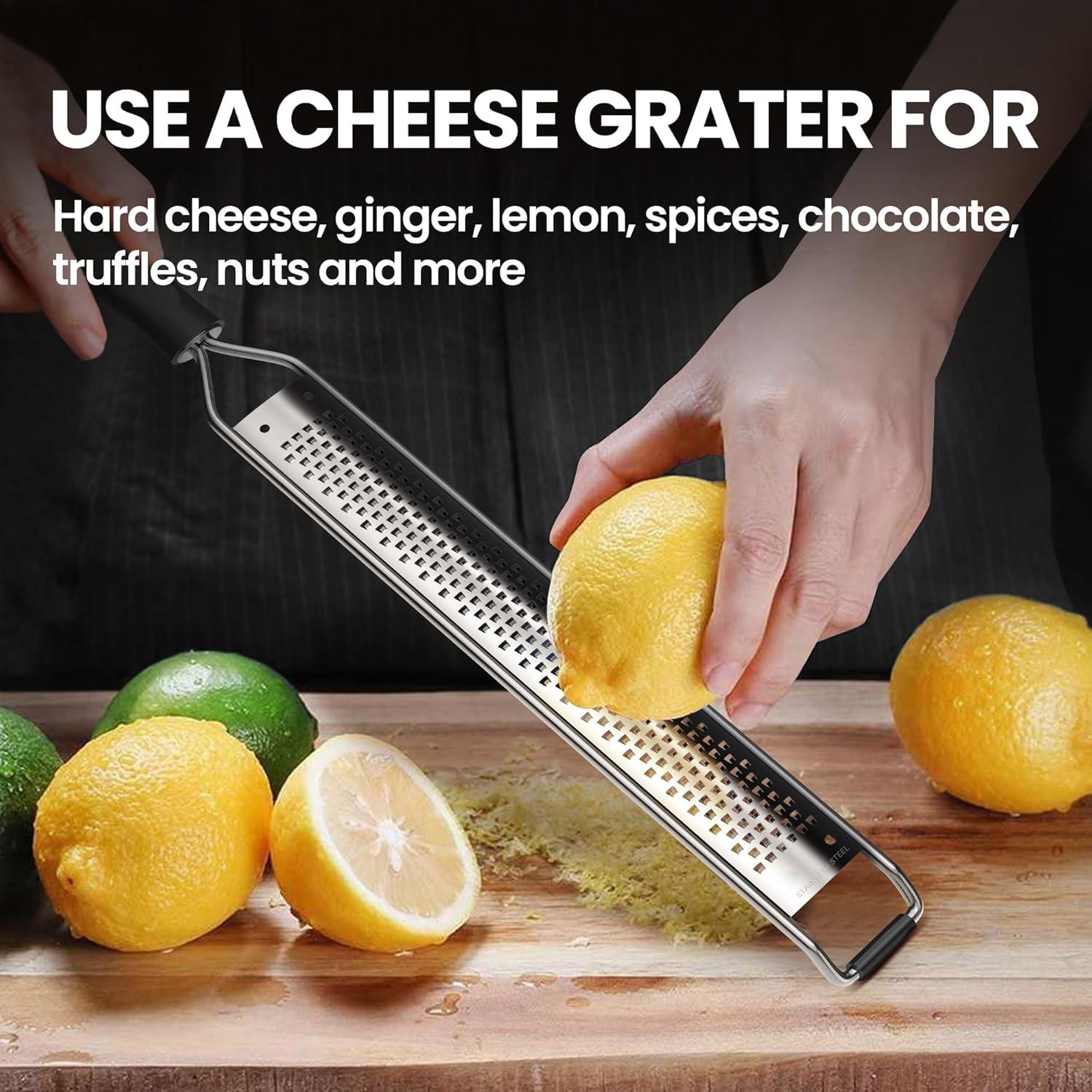 Rallador Zester NEZUIBAN Acero Inoxidable 33 cm Negro