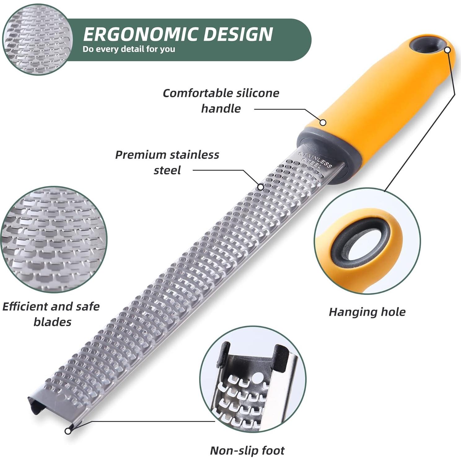 Rallador de Limón Canachive de Acero Inoxidable Amarillo