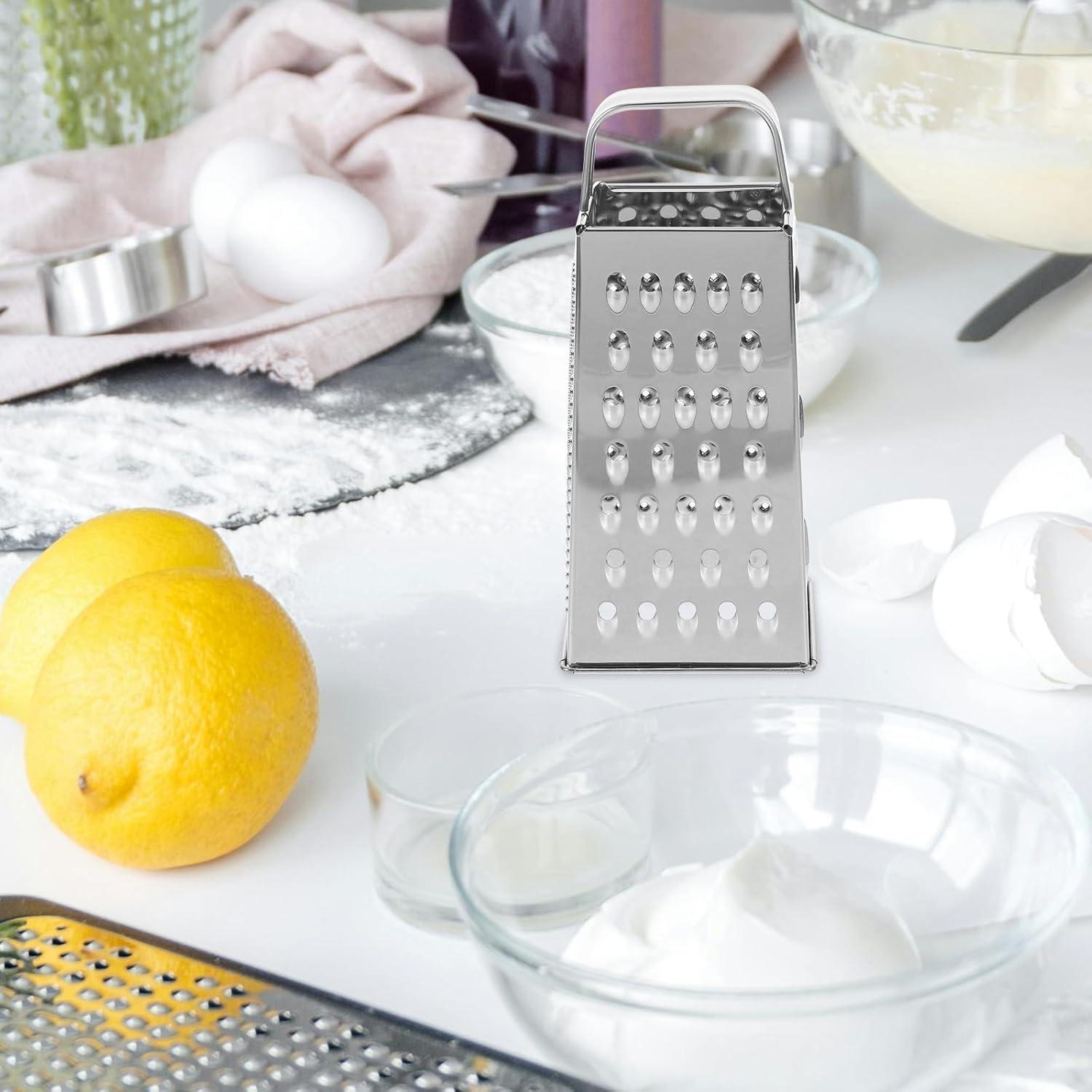 Rallador de Acero Inoxidable MAGICLULU 4 en 1 Portátil 20.3cm