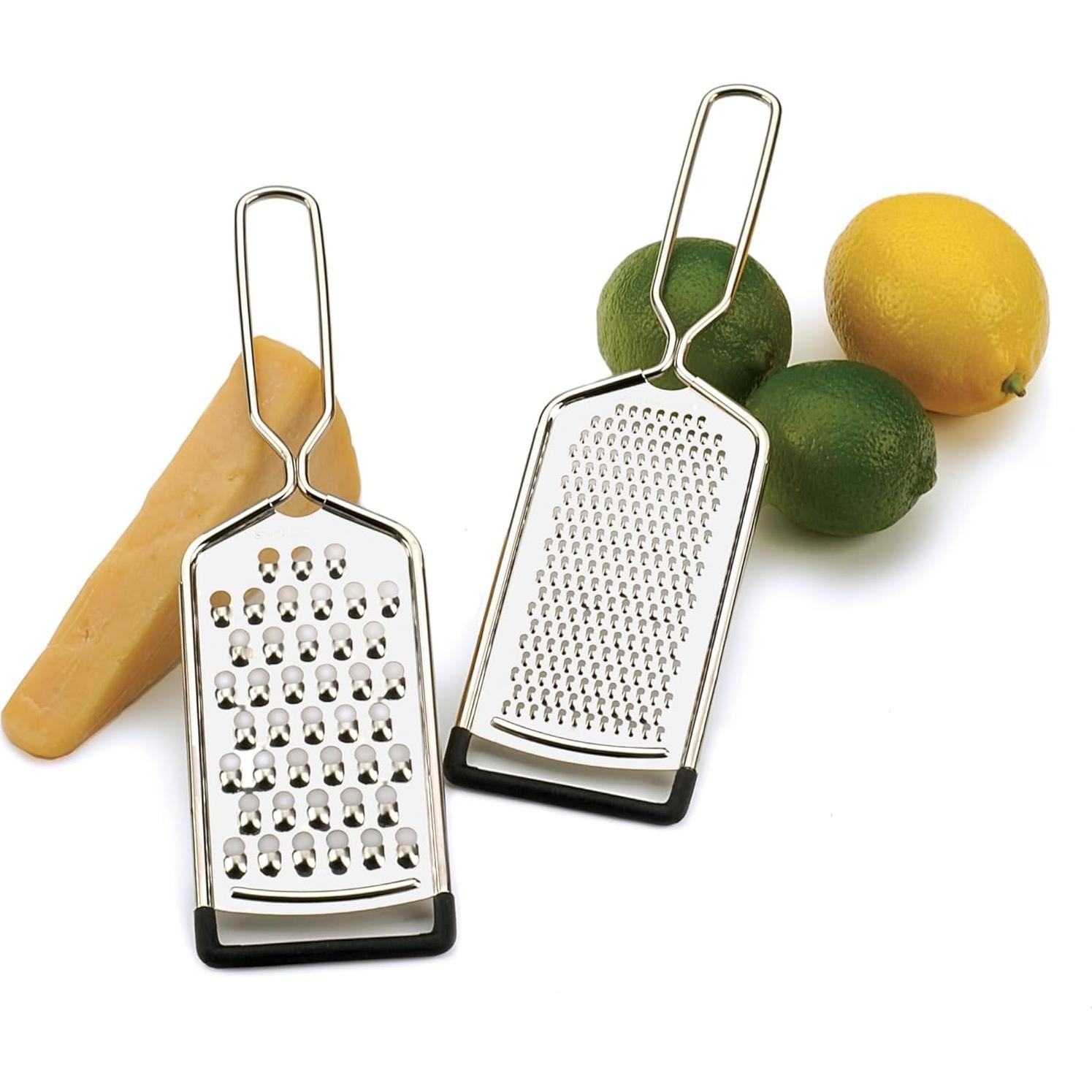 Rallador de Queso Mano RSVP Internacional 25.4 x 6.99 cm 2 Pzas