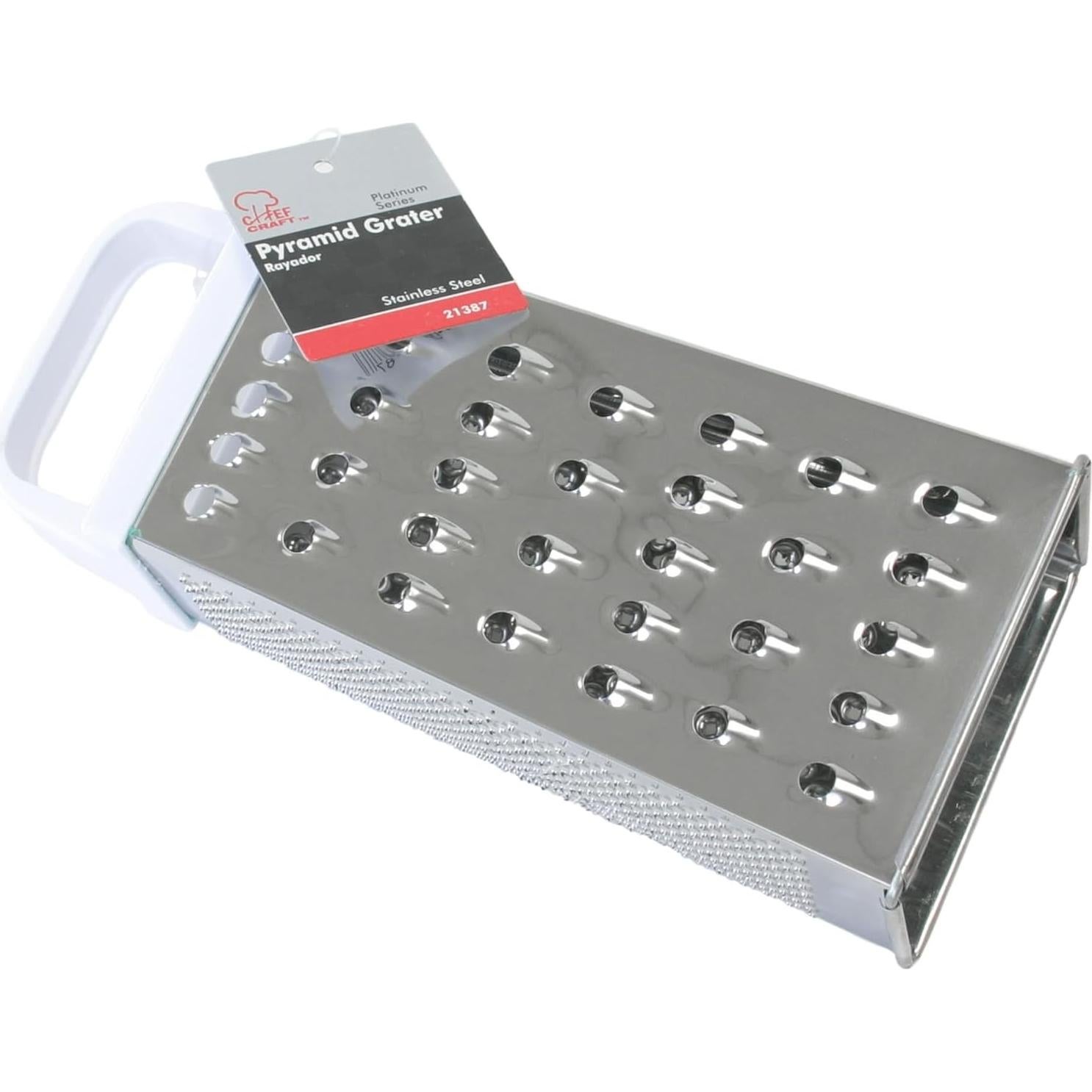 Rallador Piramidal Chef Craft Acero Inoxidable 20.32 cm