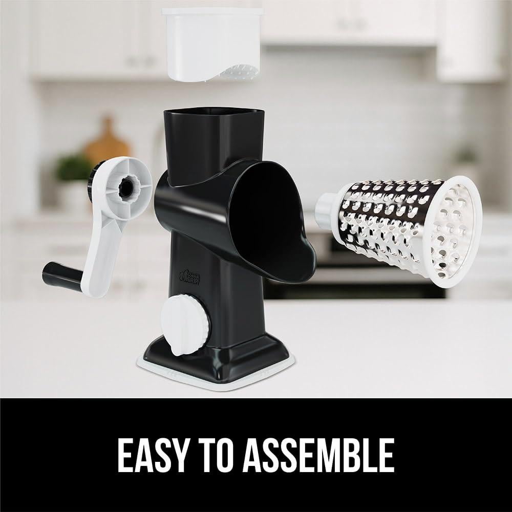 Rallador Rotativo Gorilla Grip Sin BPA - 3 Cuchillas Intercambiables