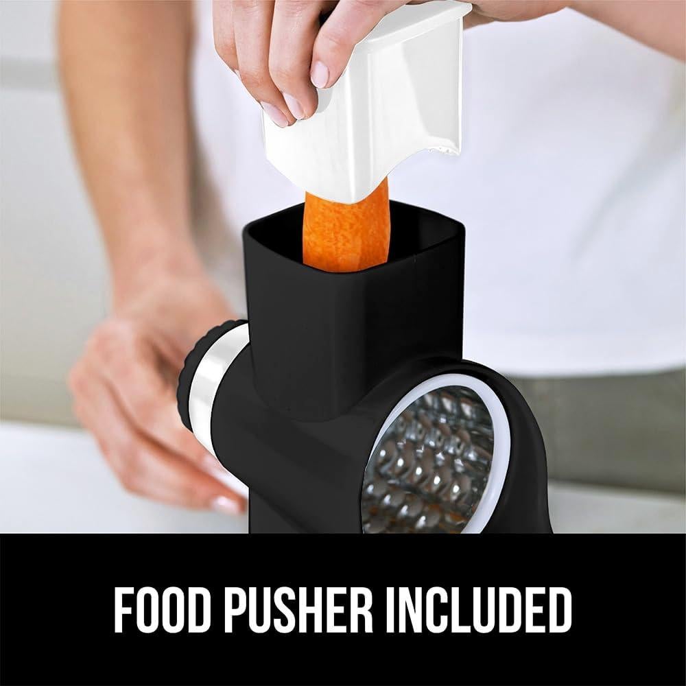 Rallador Rotativo Gorilla Grip Sin BPA - 3 Cuchillas Intercambiables