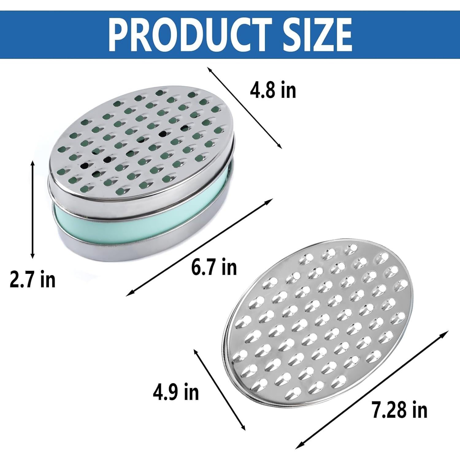 Rallador de Queso KEISSCO Verde con Contenedor y Tapa