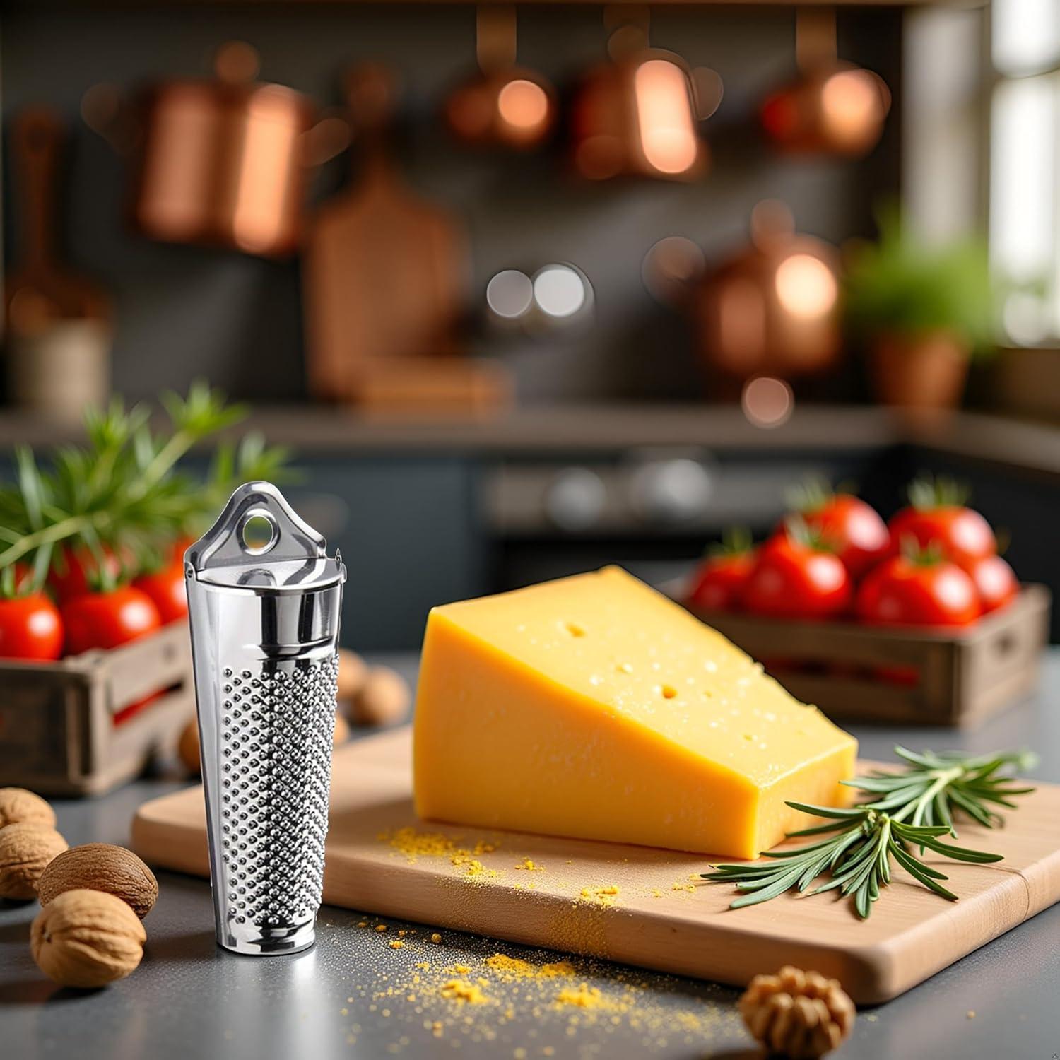 Rallador Multifuncional Jinshining de Acero Inoxidable 17.1 cm