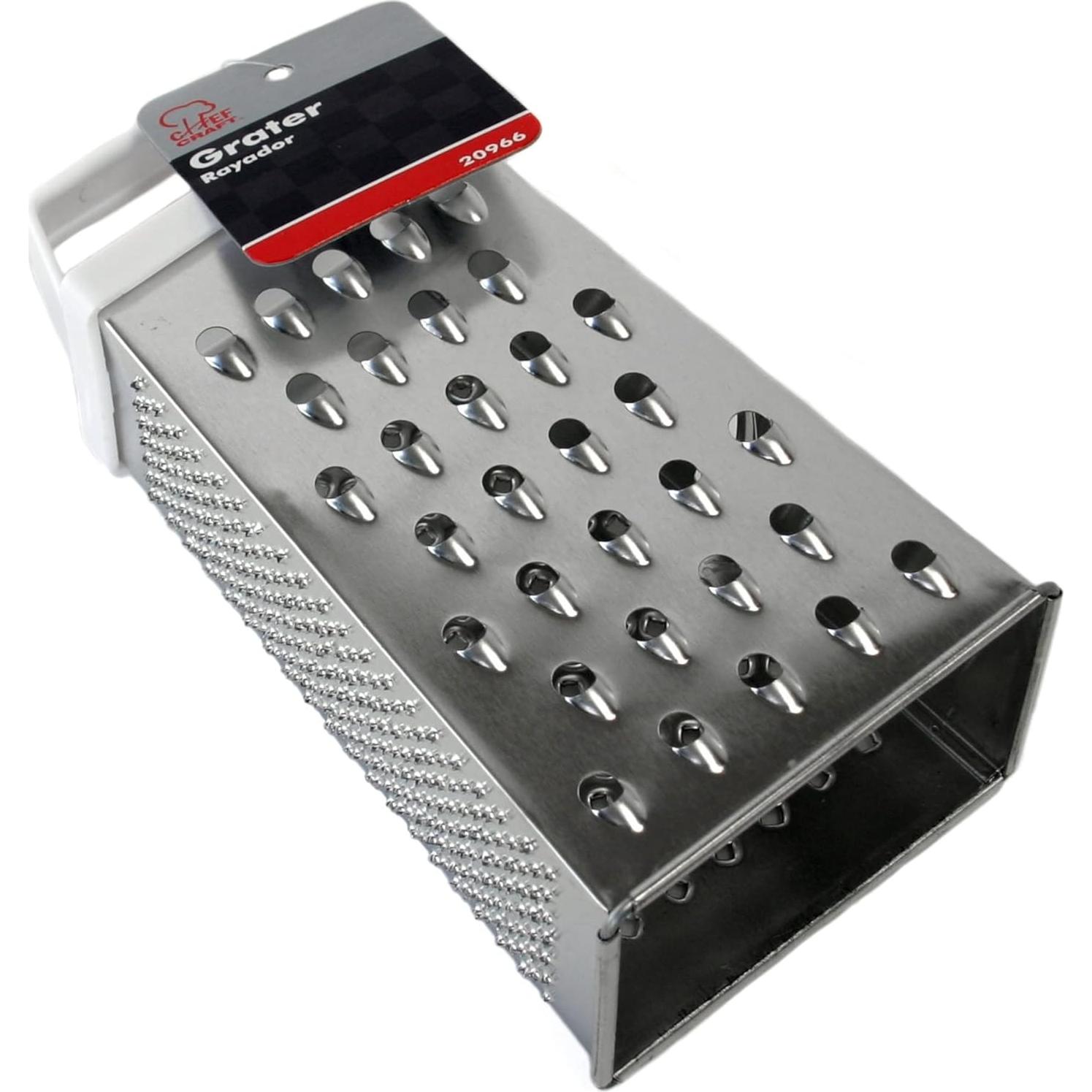 Rallador Piramidal Chef Craft 17 cm Acero Inoxidable 4 Tamaños