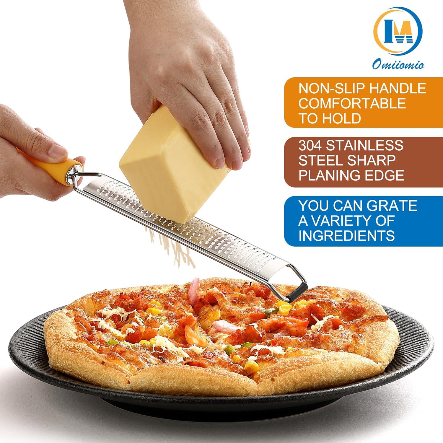 Rallador de Acero Inoxidable OIM OMIIOMIO 35.1 cm - Queso y Limón