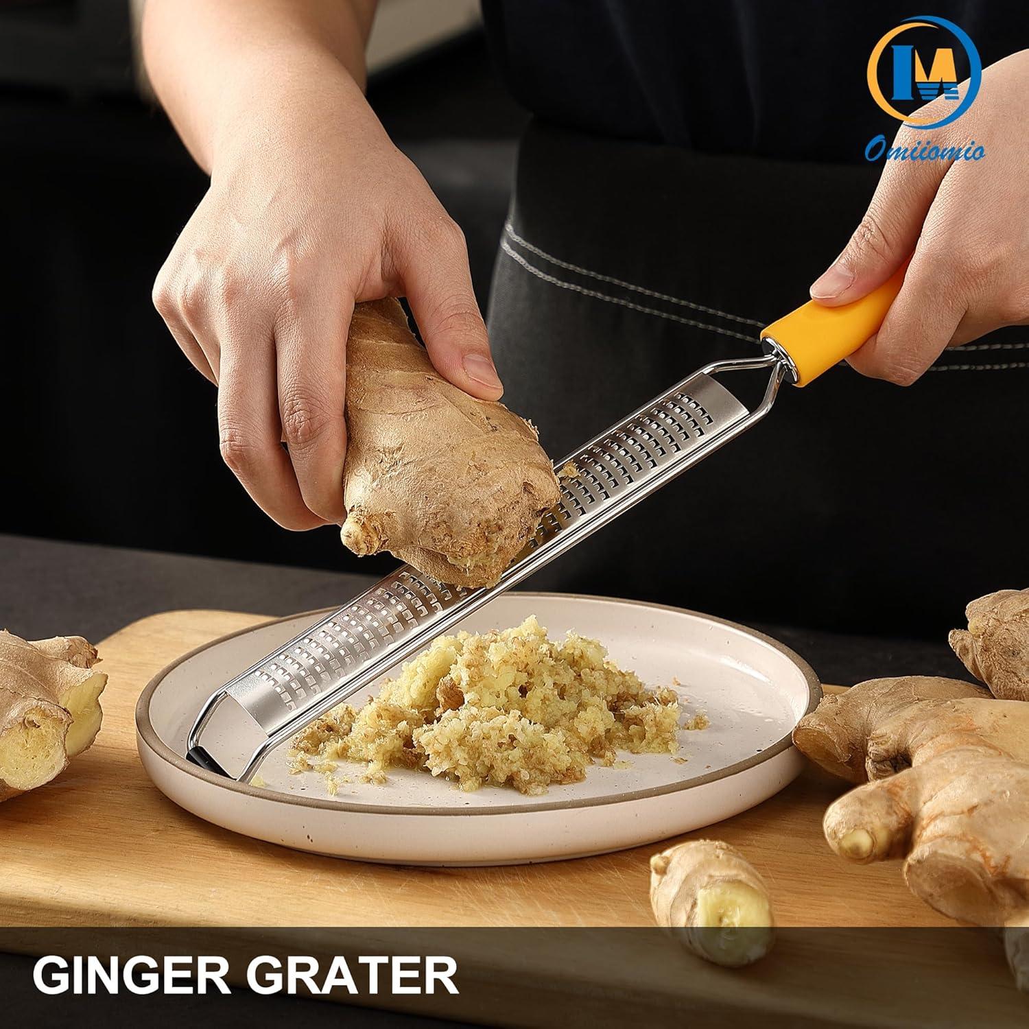 Rallador de Acero Inoxidable OIM OMIIOMIO 35.1 cm - Queso y Limón