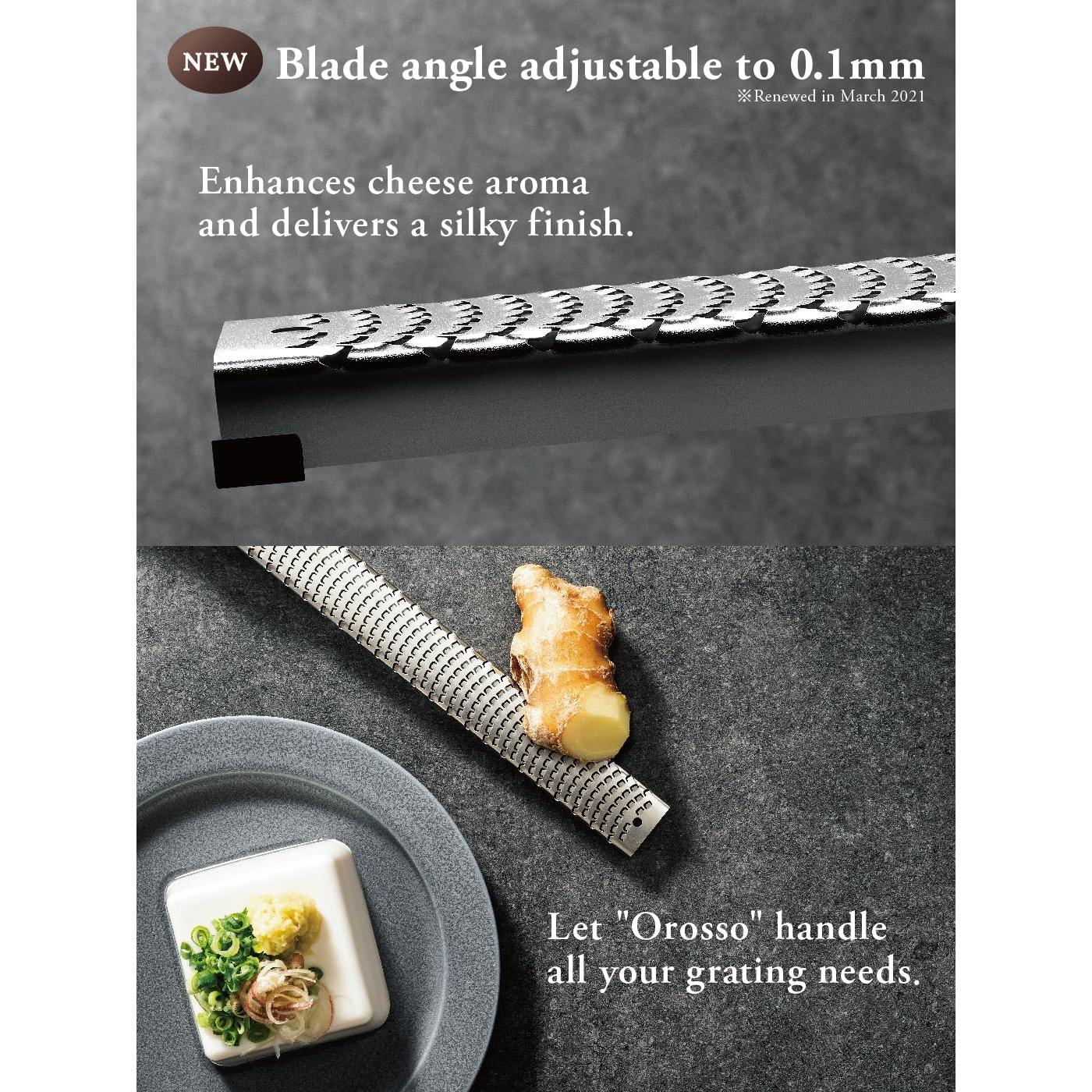 Rallador Zester OROSSO Blanco Acero Inoxidable 90g