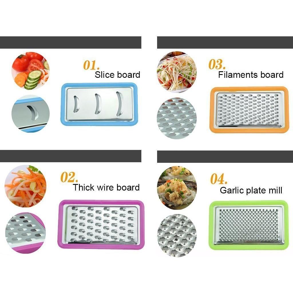 Cortador de Verduras TENTA Kitchen 4 en 1 Verde con Almacenamiento