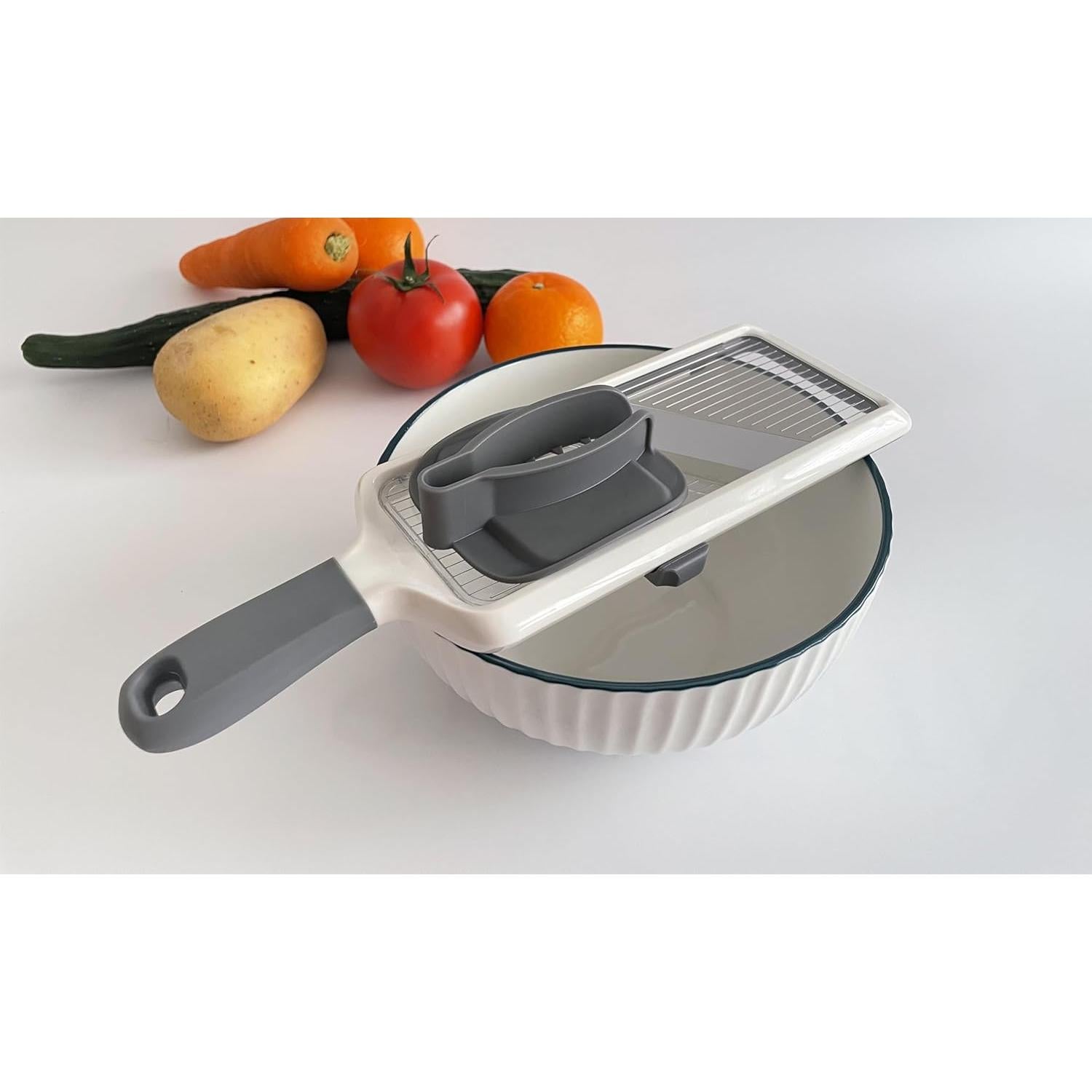 Rebanadora Mandolina Brvnpily Ajustable Acero Inoxidable 29.5cm