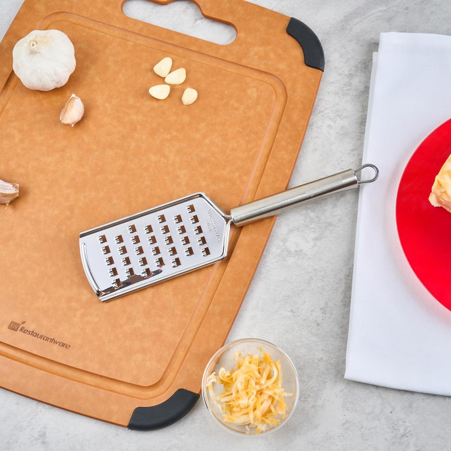 Rallador Grueso de Acero Inoxidable Restaurantware 27.94 cm