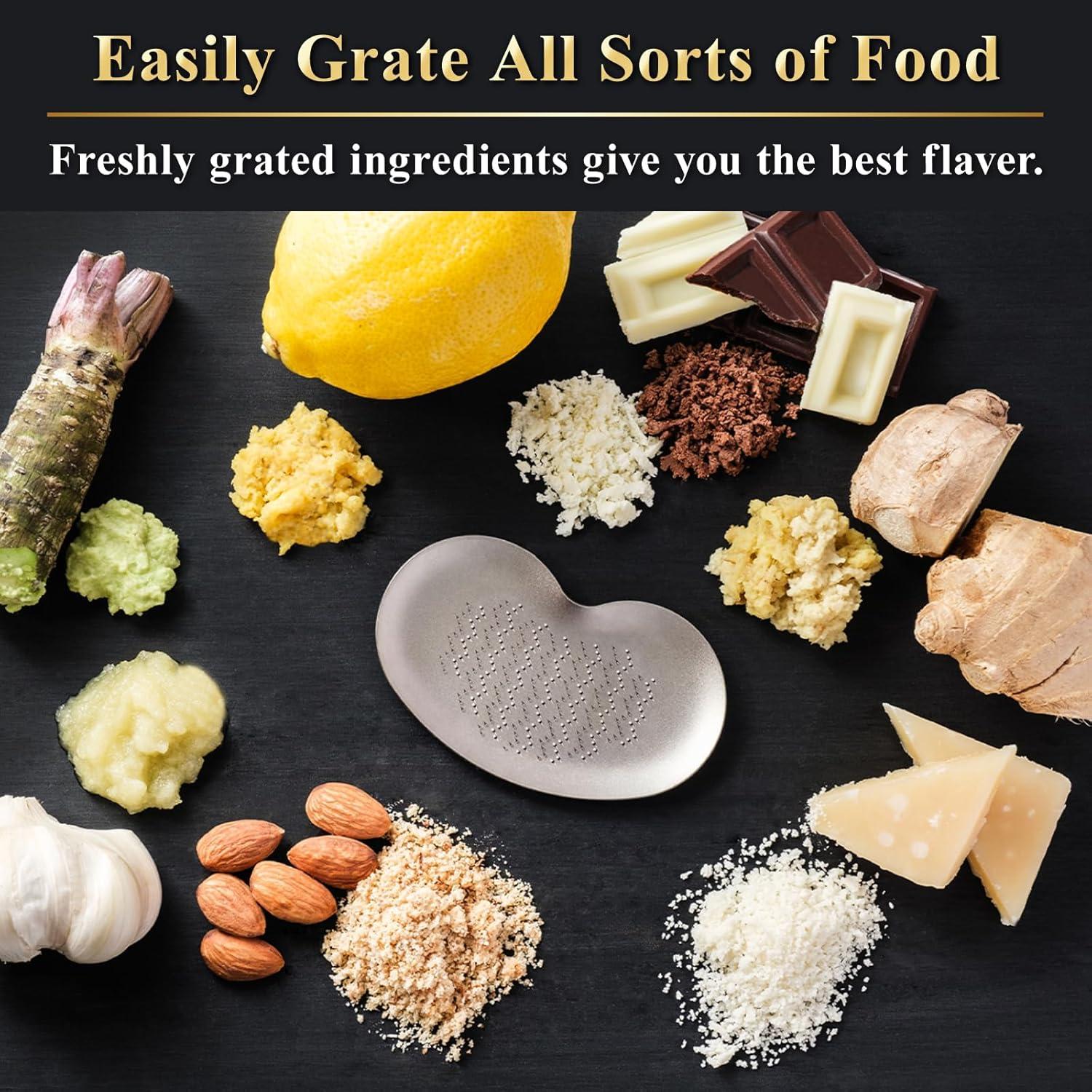 Rallador de Titanio Wablade 8.7 cm Japonés para Wasabi y Queso