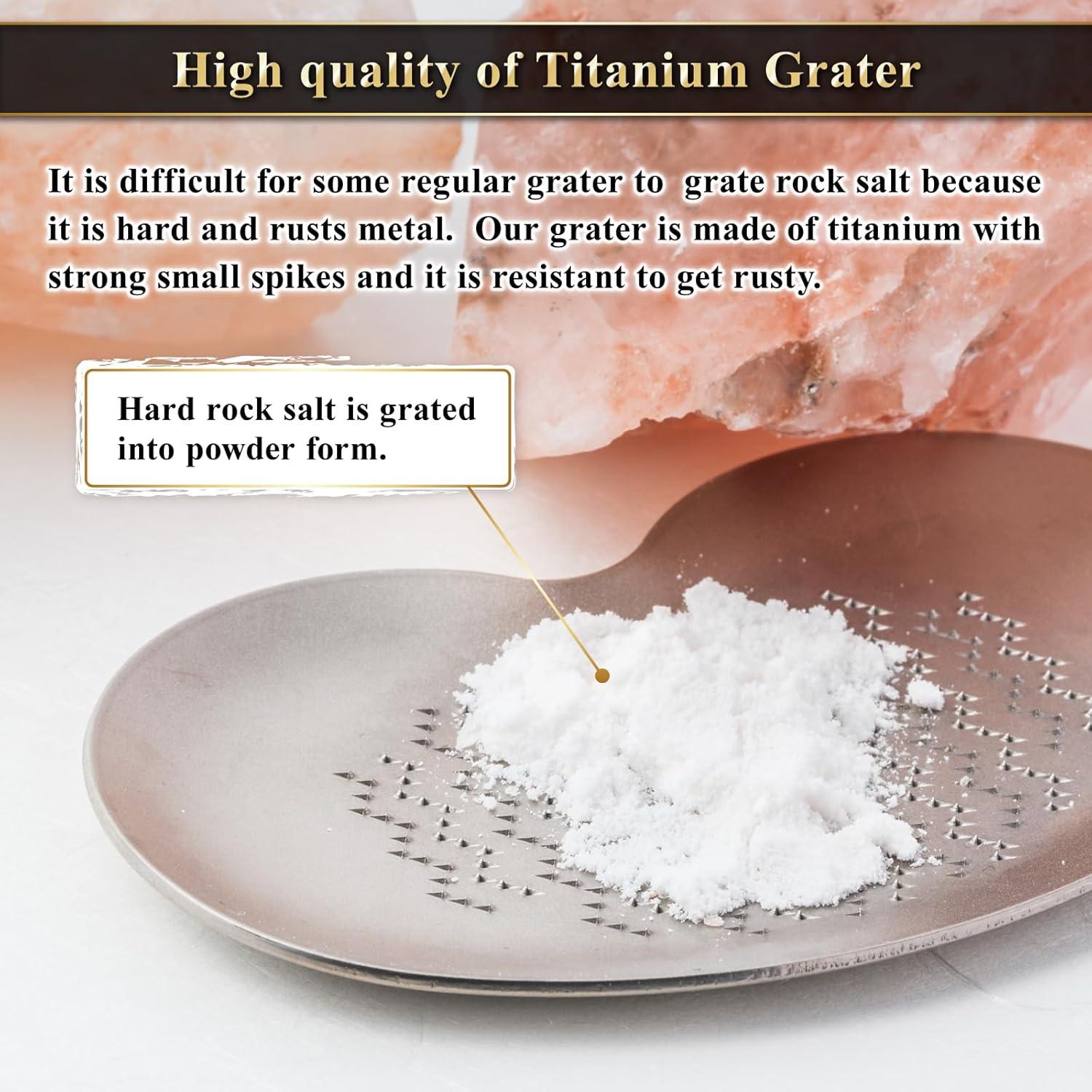 Rallador de Titanio Wablade 8.7 cm Japonés para Wasabi y Queso