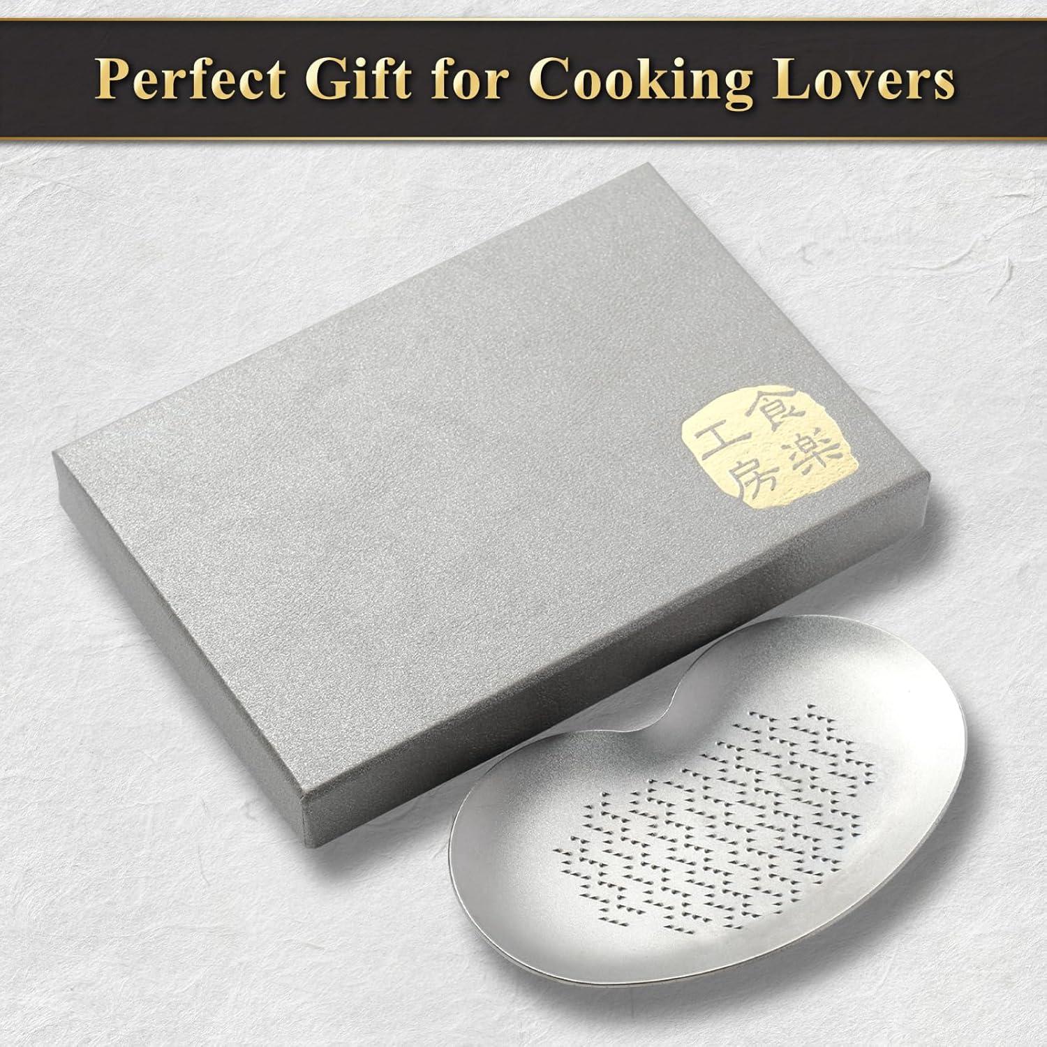 Rallador de Titanio Wablade 8.7 cm Japonés para Wasabi y Queso