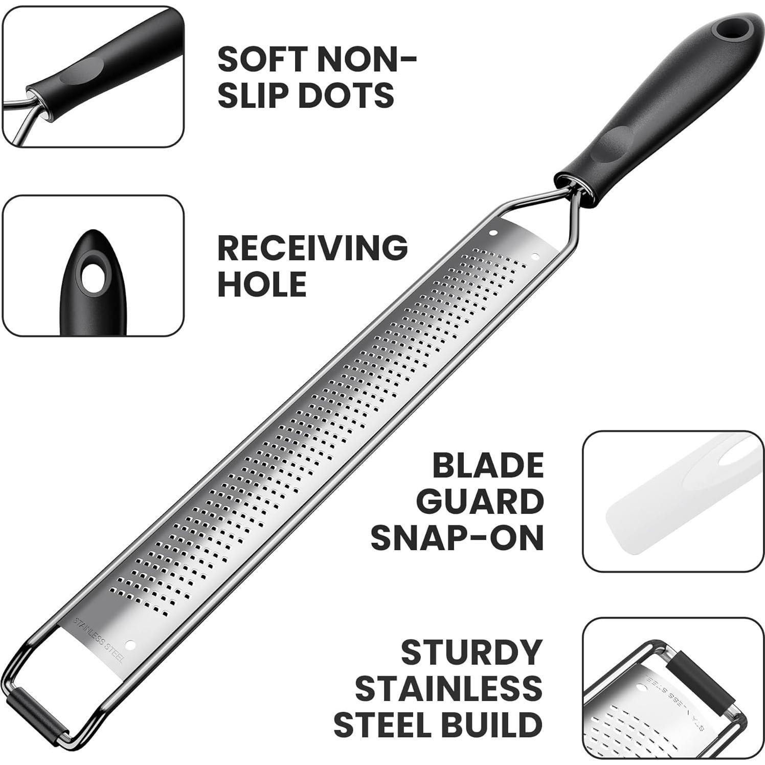 Rallador de Queso y Limón Cenglng Acero Inoxidable 40.4cm