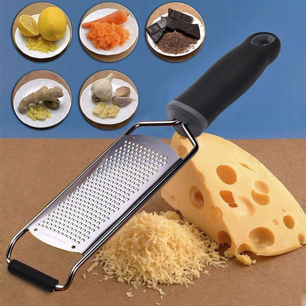 Rallador de Queso y Limón ISZW de Acero Inoxidable Negro
