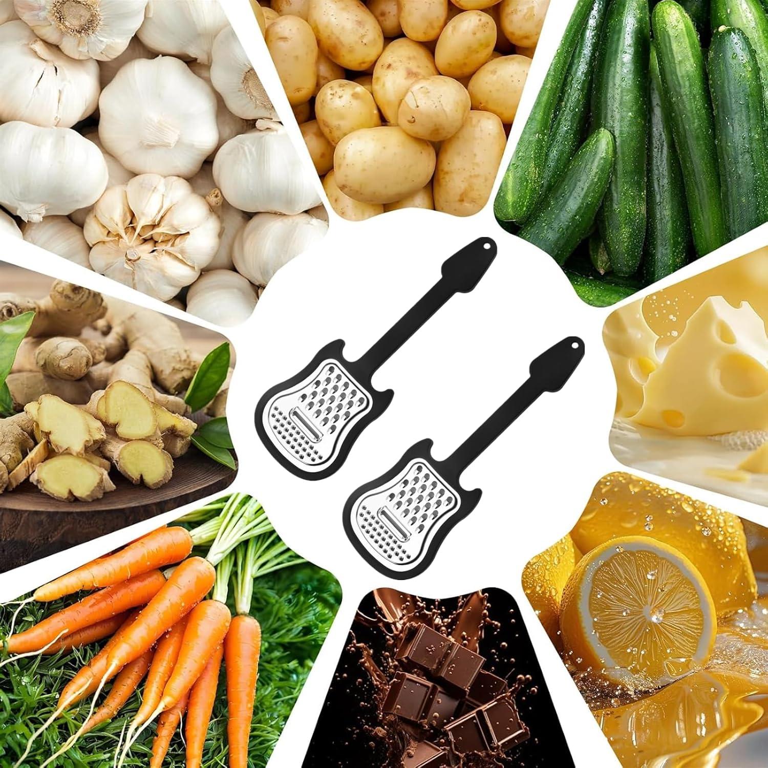 Rallador de Queso Creativo Mokxasy en Forma de Guitarra - 2 Piezas