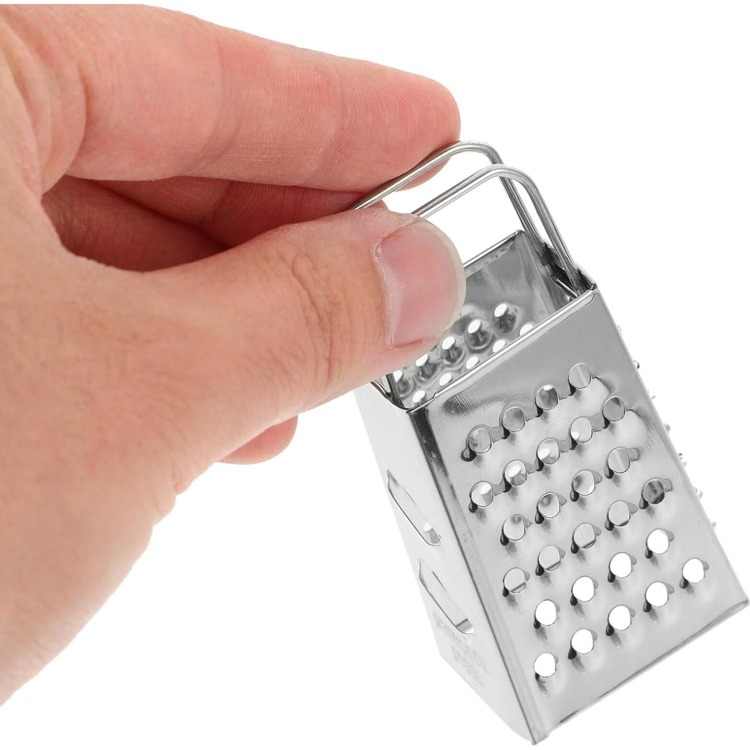 Rallador de Acero Inoxidable 4 Lados HOLIDYOYO Mini 8cm
