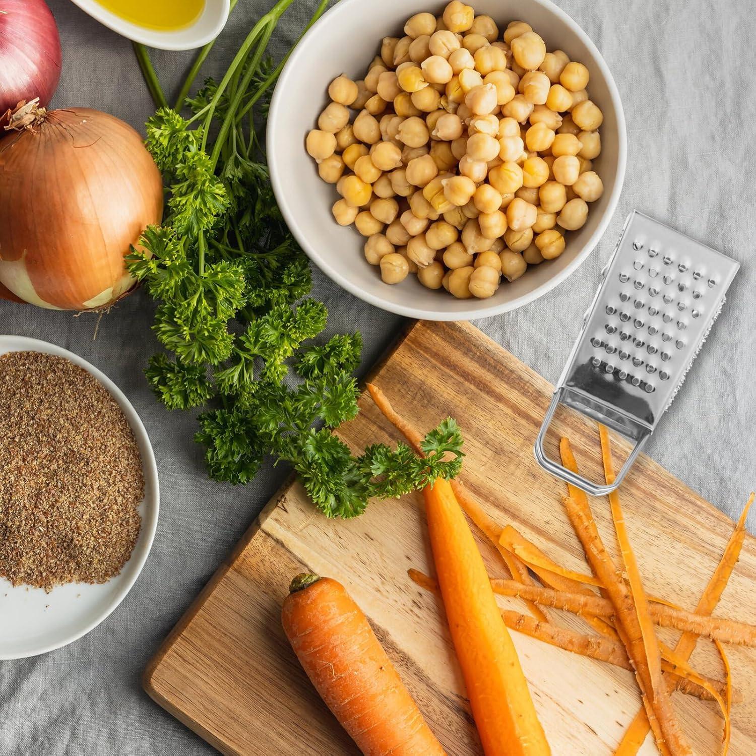 Rallador de Acero Inoxidable 4 Lados HOLIDYOYO Mini 8cm