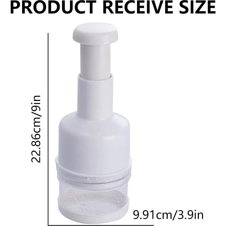 Picador de Alimentos Manual Velarionna Blanco 22.86x9.91cm