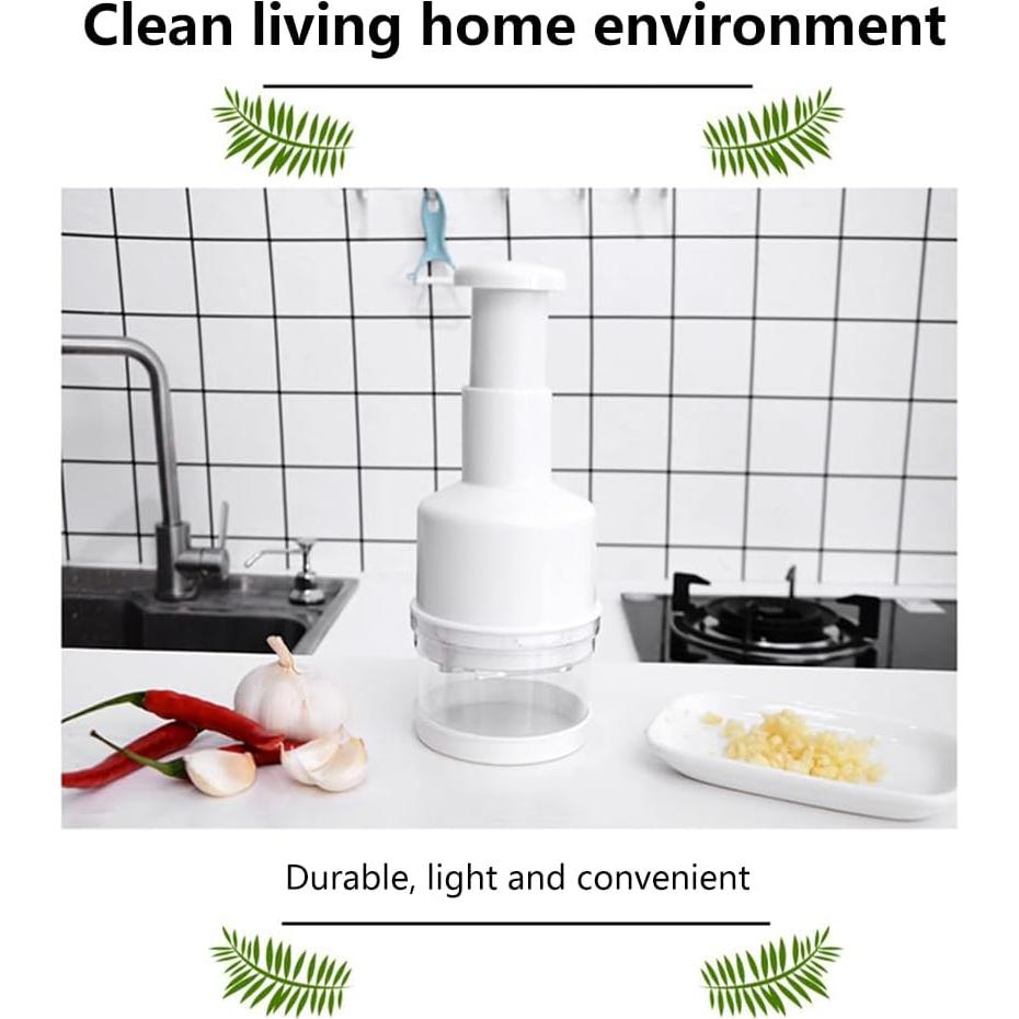 Picador de Alimentos Manual Velarionna Blanco 22.86x9.91cm