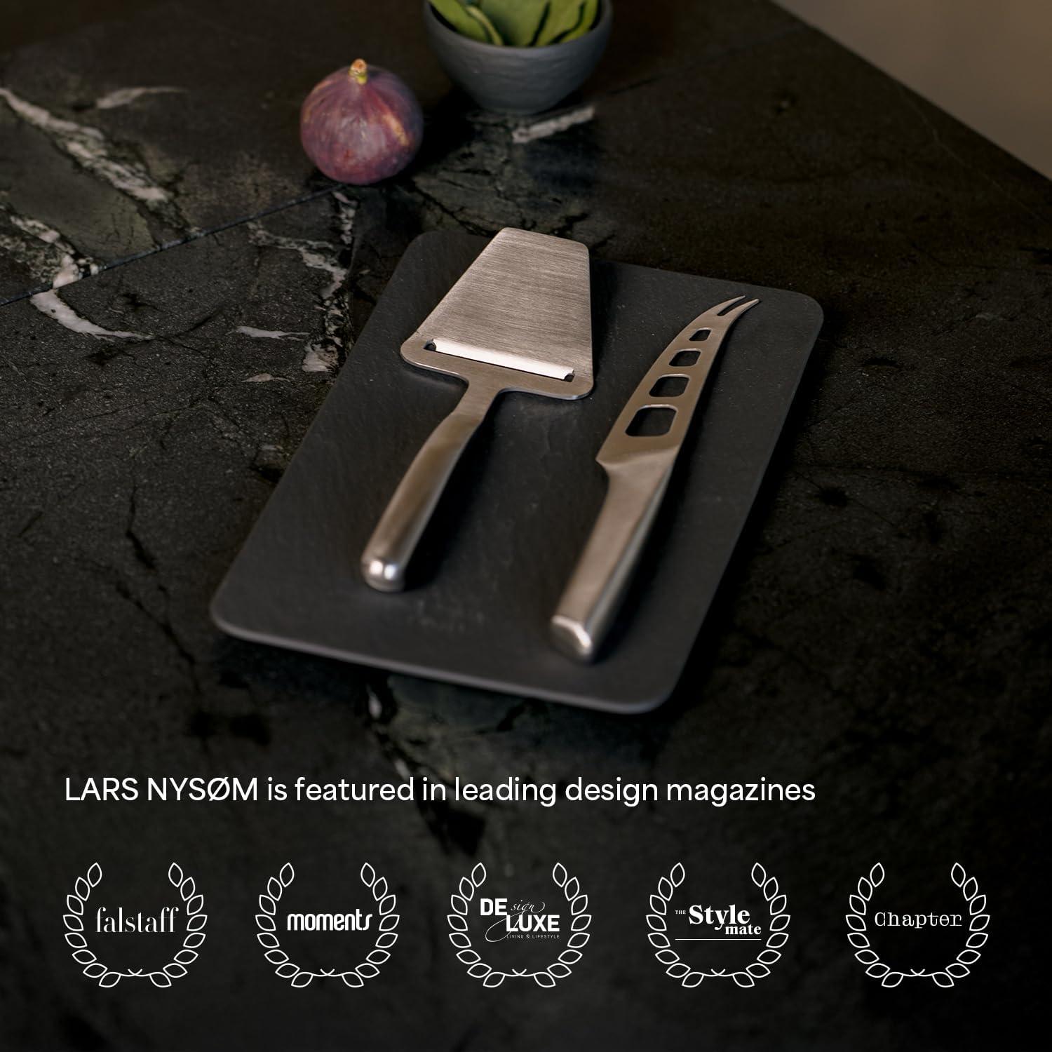 Juego de Cuchillos y Cortador de Queso LARS NYSØM 2 Pcs Acero Inoxidable