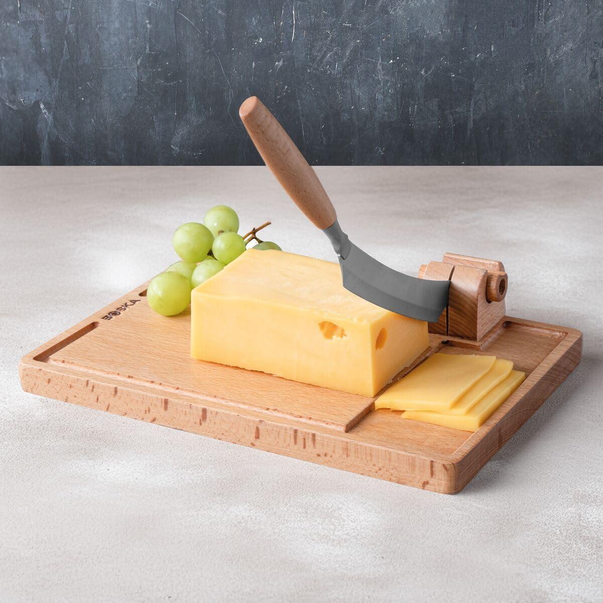 Cortador de Queso BOSKA Lumberjack con Tabla de Madera 22.4cm