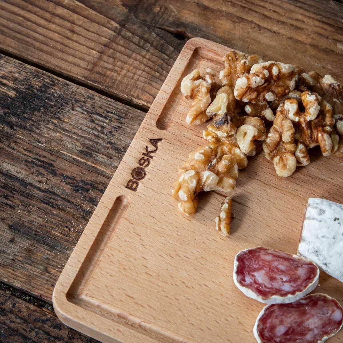 Cortador de Queso BOSKA Lumberjack con Tabla de Madera 22.4cm