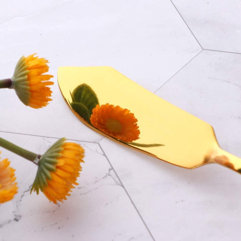 Set de 6 Cuchillos de Mantequilla Bisda Acero Inoxidable Dorado