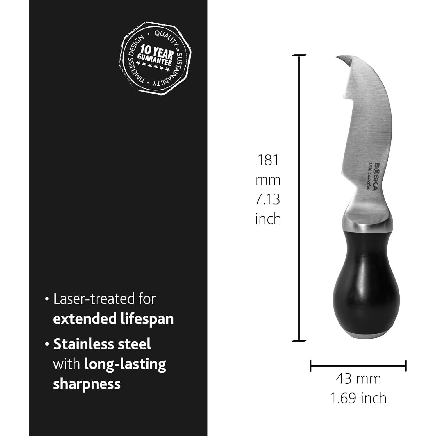 Cuchillo de Marcado de Queso BOSKA Pro 18cm Acero Inoxidable