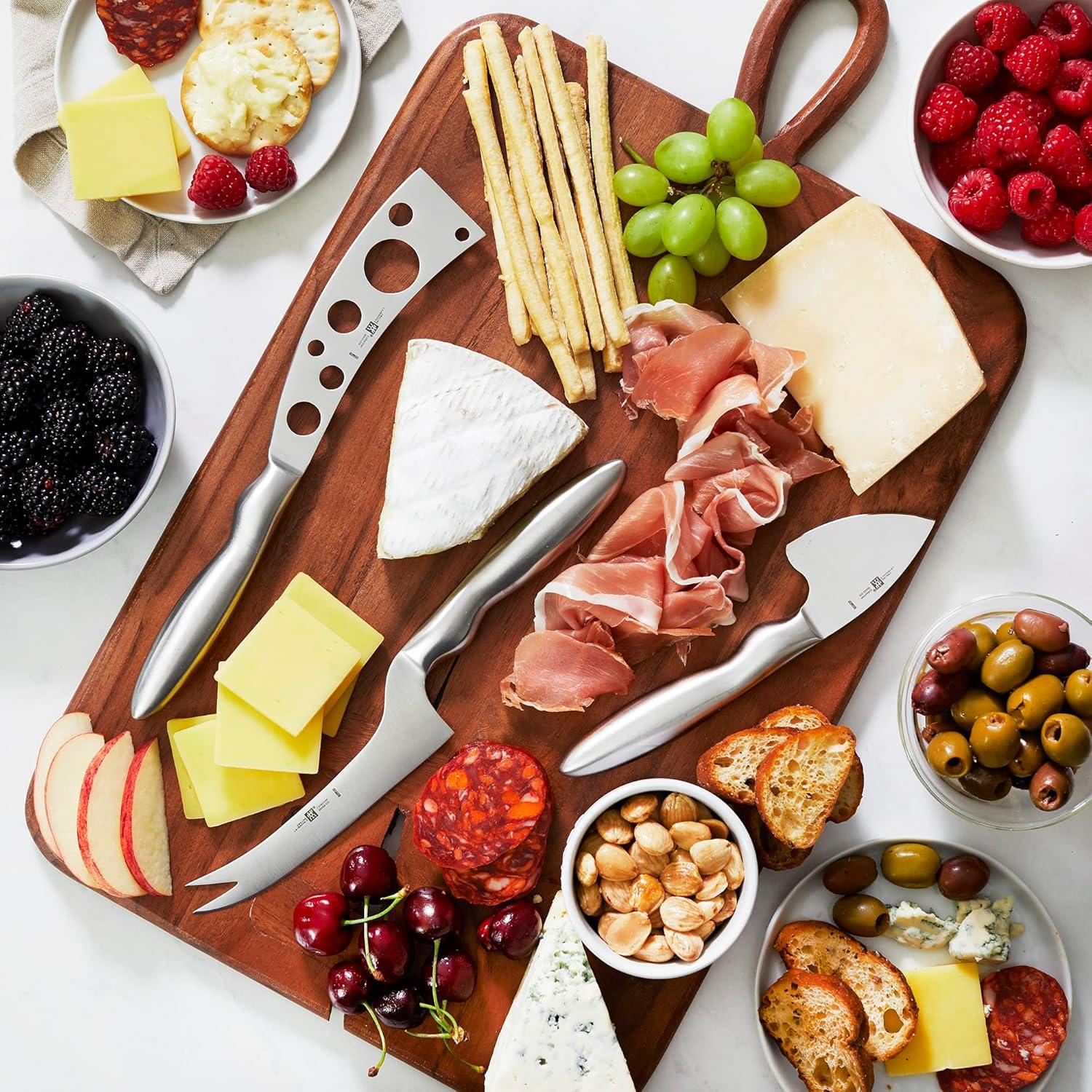 Conjunto de cuchillos para queso ZWILLING 3 piezas acero inoxidable