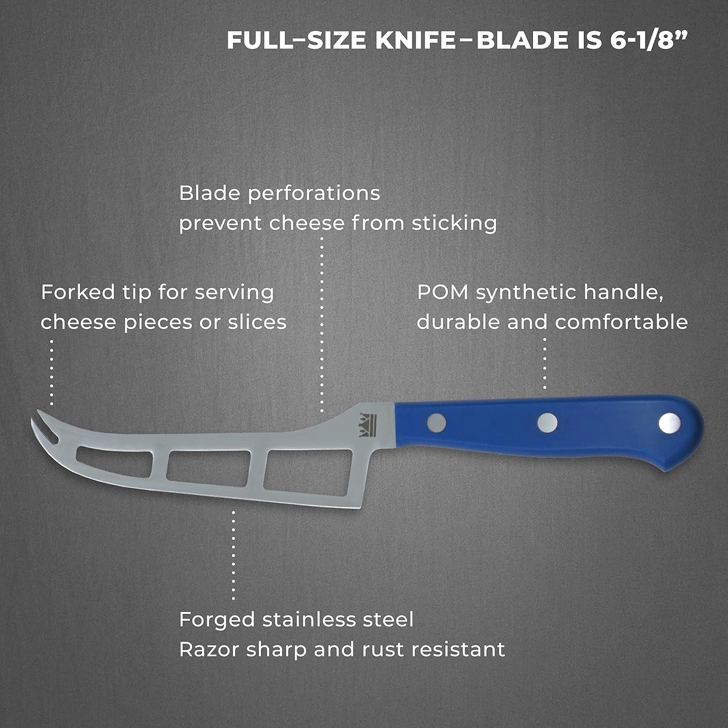 Cuchillo de Queso Francés M&G 15.7 cm Mango POM Azul