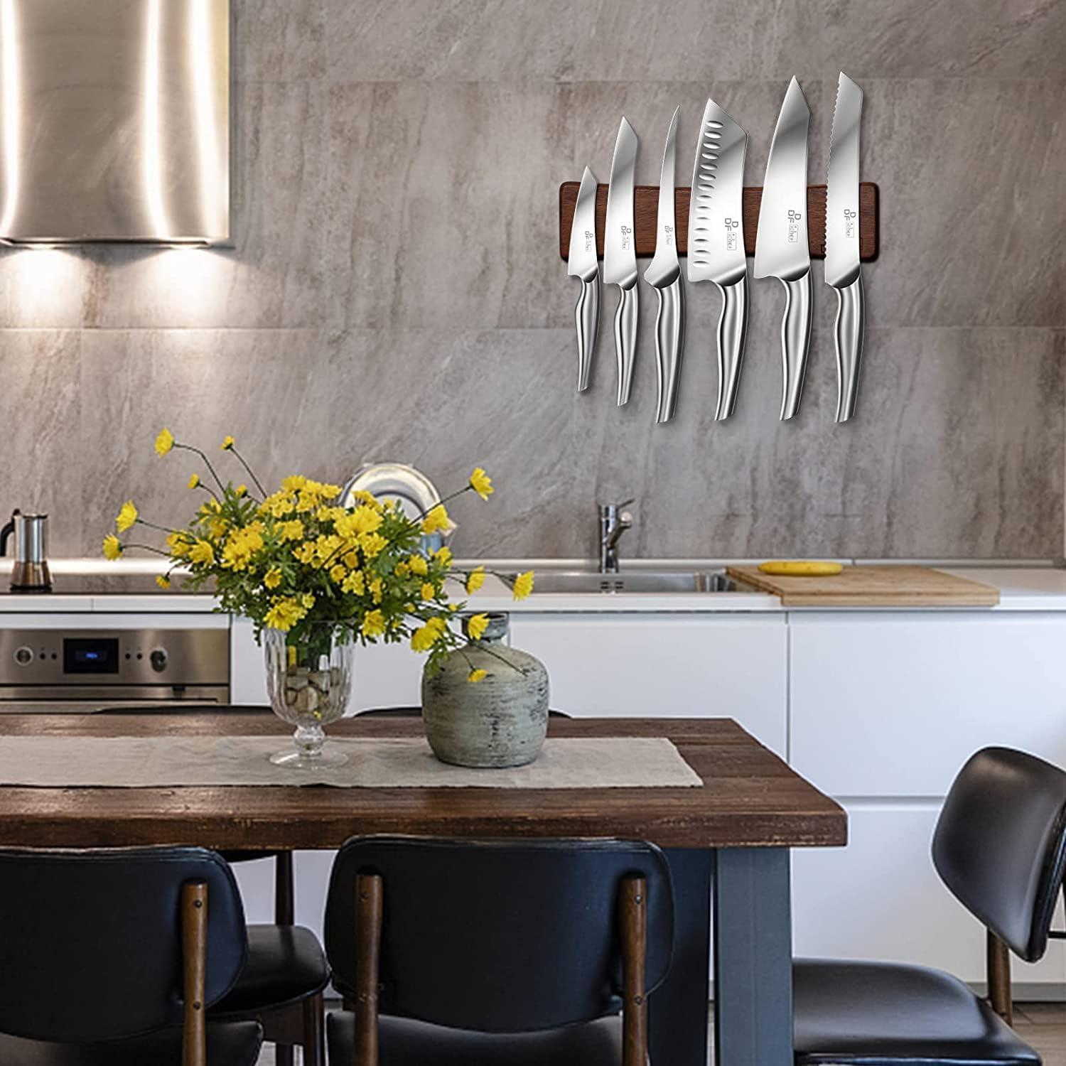 Juego de Cuchillos de Cocina DDF iohEF 8 Piezas Acero Inoxidable