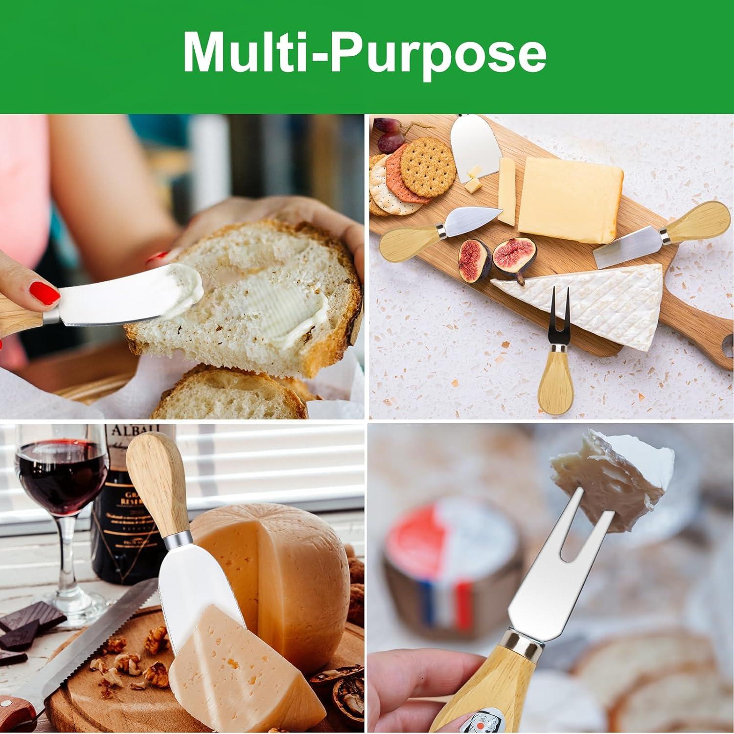 Juego de Cuchillos para Queso 10 Piezas ProudMoore Acero Inoxidable