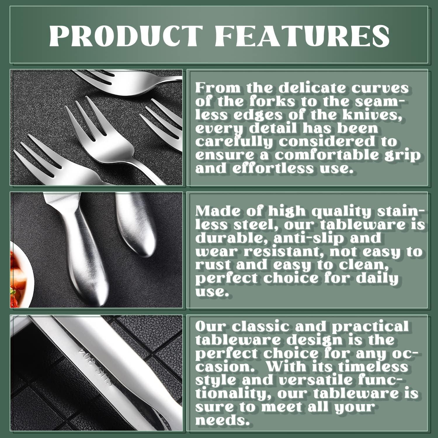 Juego de Cuchillos para Untar Mantequilla y Queso 16 Pzas Mlurcu