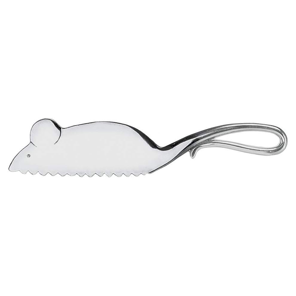 Cuchillo para Queso Ratón Ganz - Zinc 18.4 cm Serrado