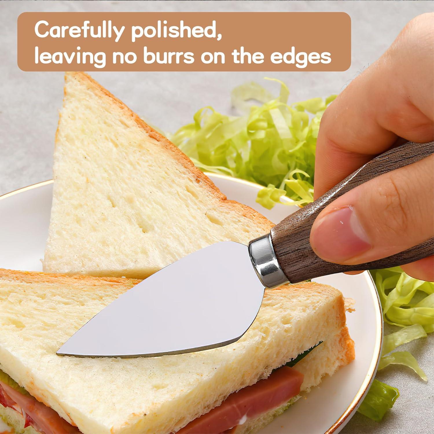 Juego de cuchillos para queso YJNSFT 6 piezas acero inoxidable