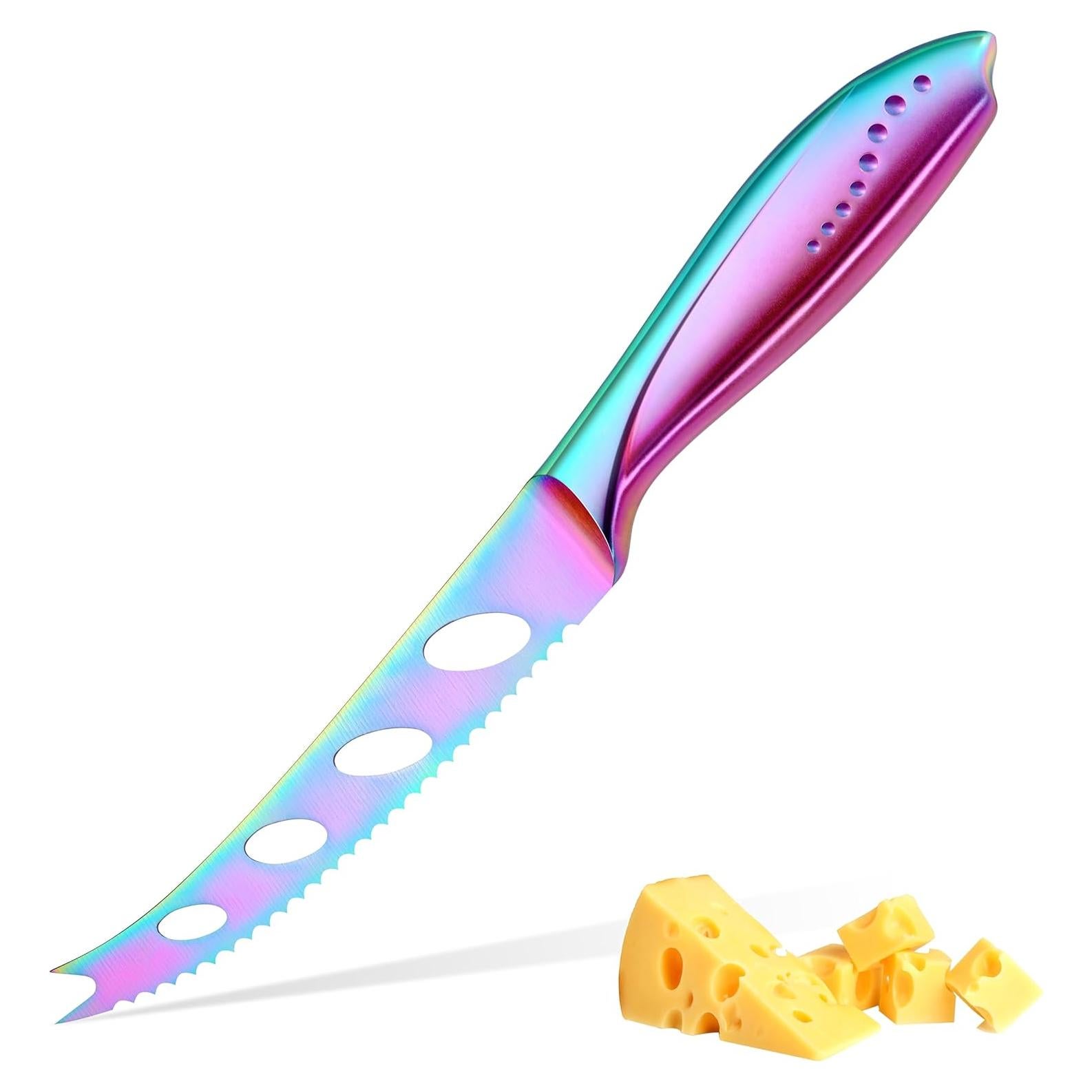 Cuchillo de Queso WELLSTAR 12.7 cm Acero Inoxidable Arcoíris
