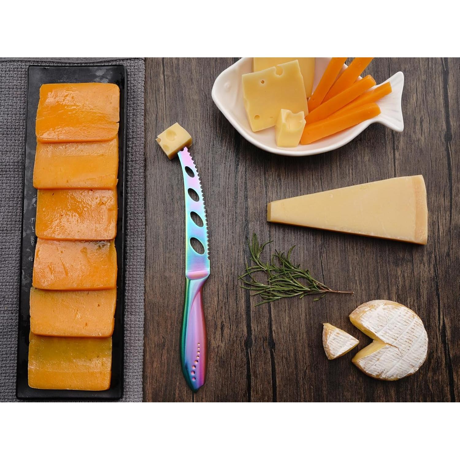 Cuchillo de Queso WELLSTAR 12.7 cm Acero Inoxidable Arcoíris