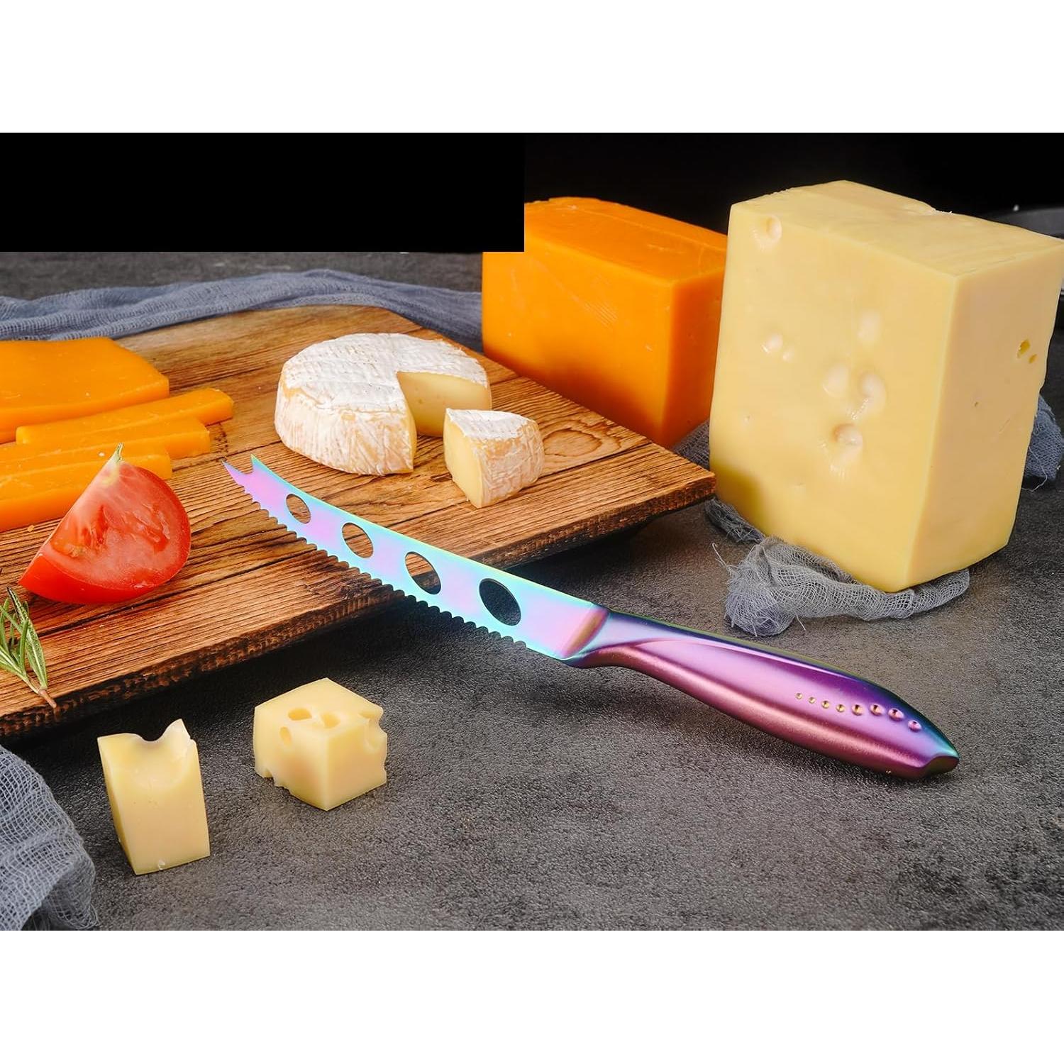 Cuchillo de Queso WELLSTAR 12.7 cm Acero Inoxidable Arcoíris