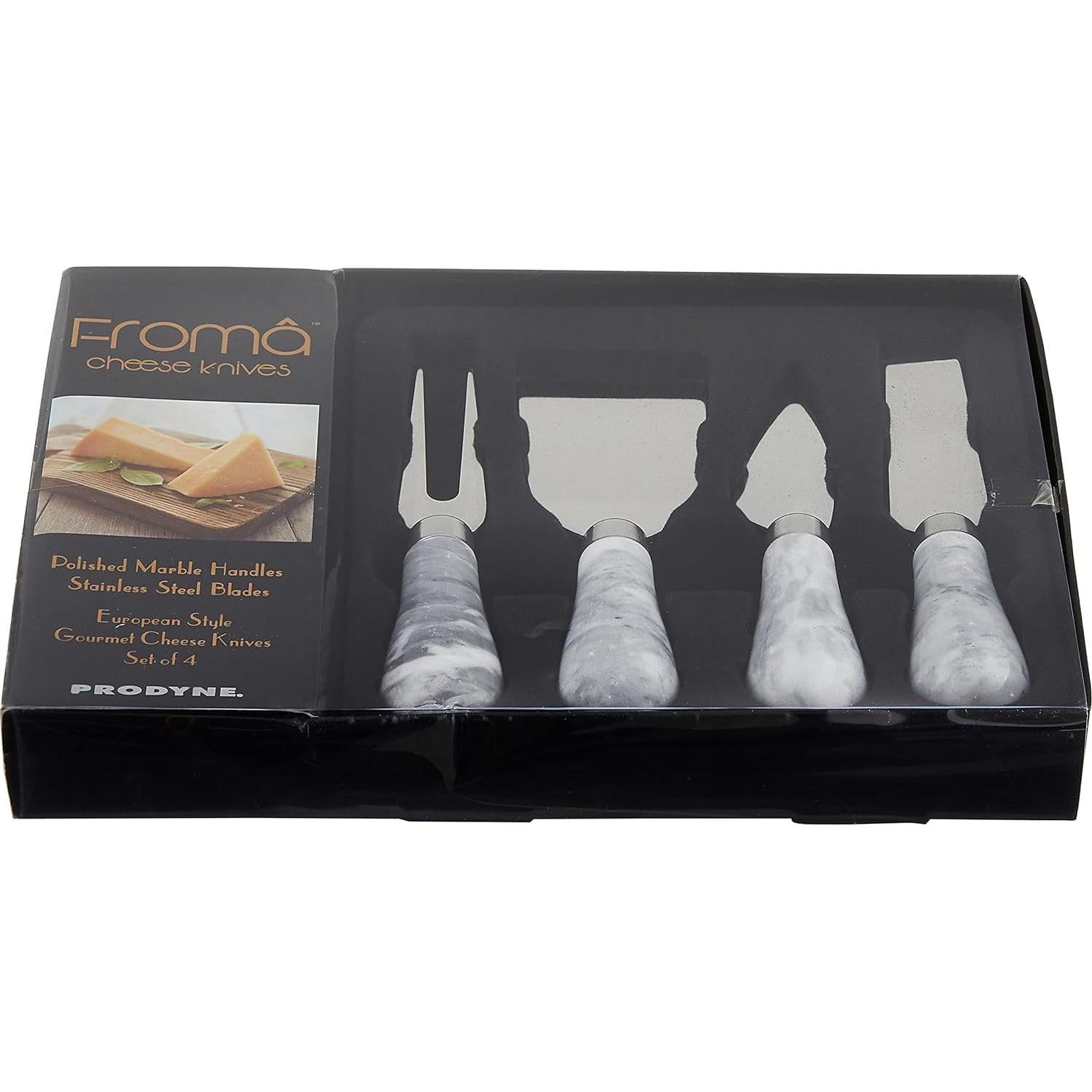 Set de 4 Cuchillos de Queso Prodyne KM-4-W Acero Inoxidable