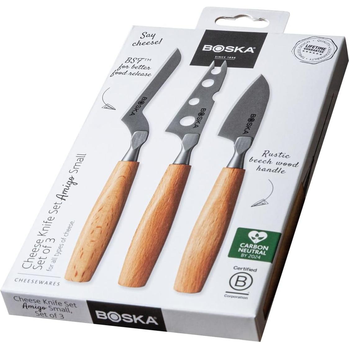 Set de cuchillos de queso BOSKA Amigo Pequeño - 3 piezas