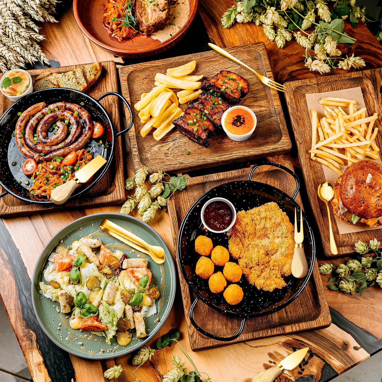 Juego de Utensilios de Charcutería Dorados Mlurcu - 9 Piezas