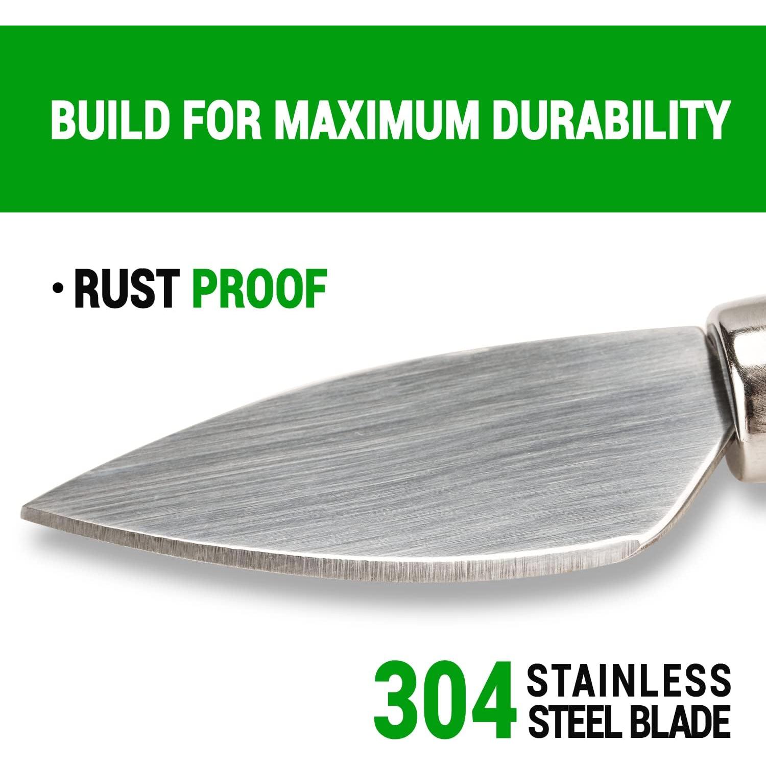 Juego de cuchillos para queso XILAZAB - 6 piezas, acero inoxidable