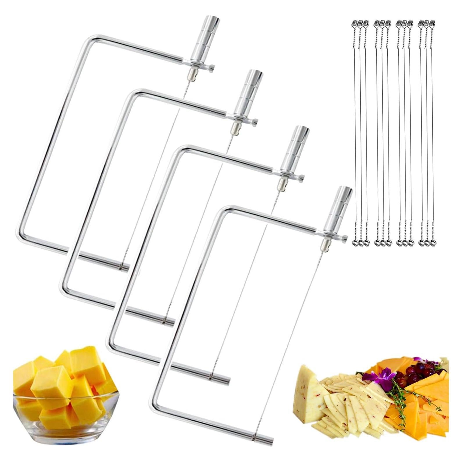 Kit Cortador de Queso SUZLFTDZSW - 4 Cortadores + 12 Cuerdas