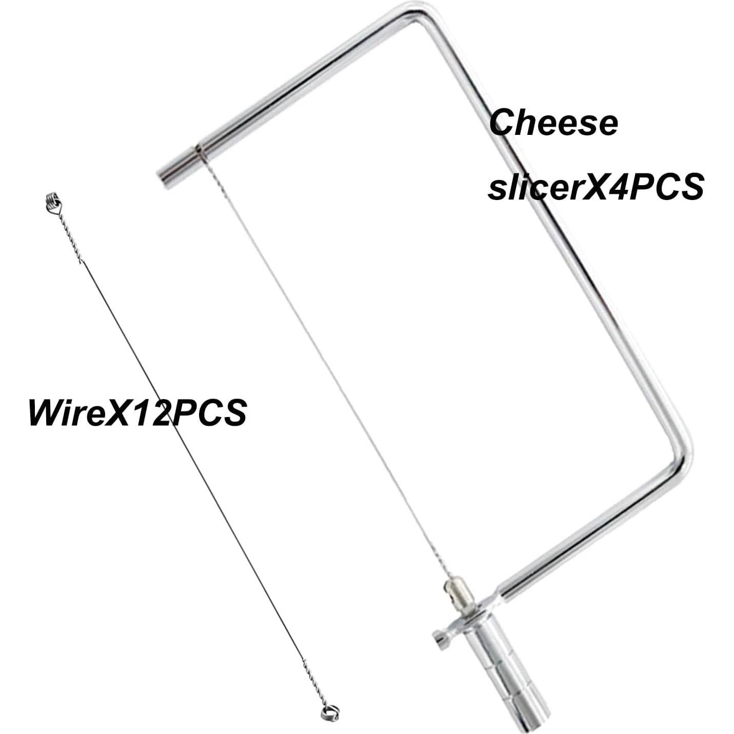 Kit Cortador de Queso SUZLFTDZSW - 4 Cortadores + 12 Cuerdas