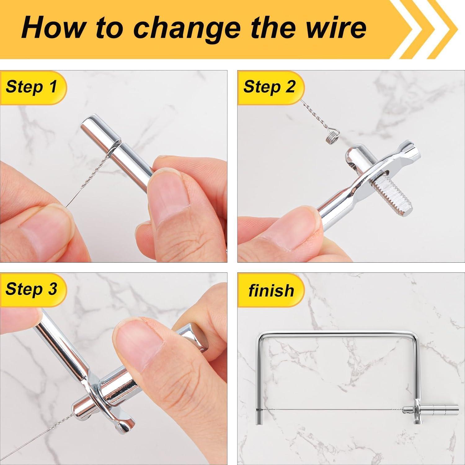 Kit Cortador de Queso SUZLFTDZSW - 4 Cortadores + 12 Cuerdas